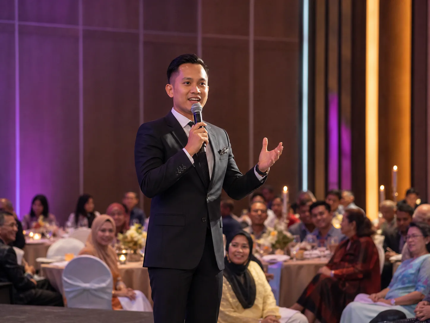 Government function emcee