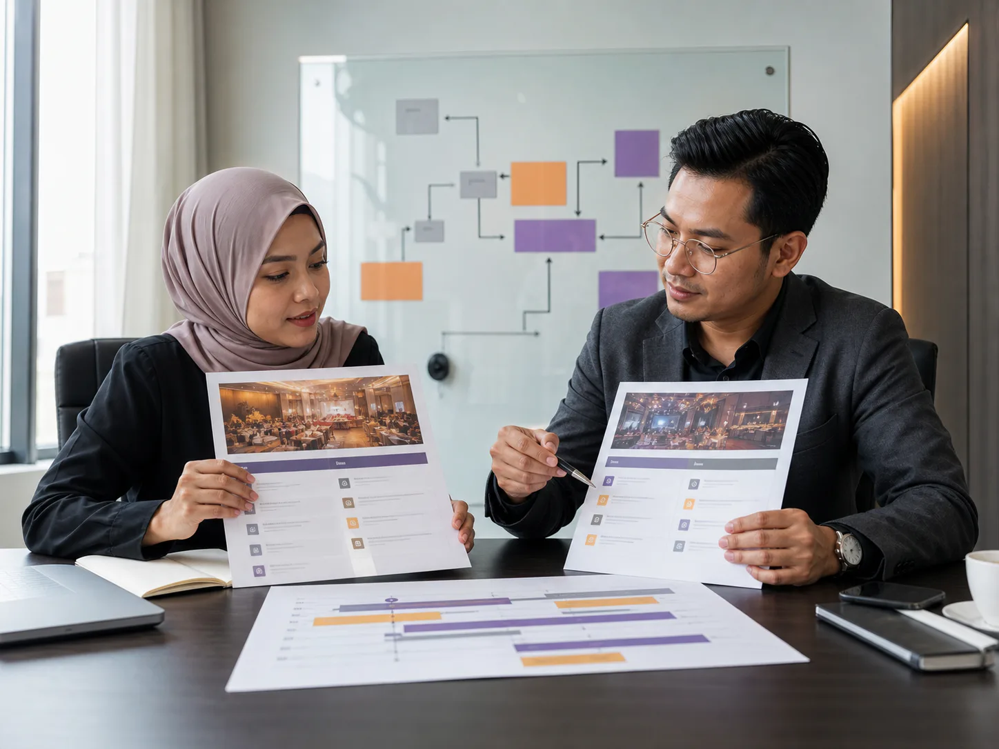 Emcee planning for executive assistants