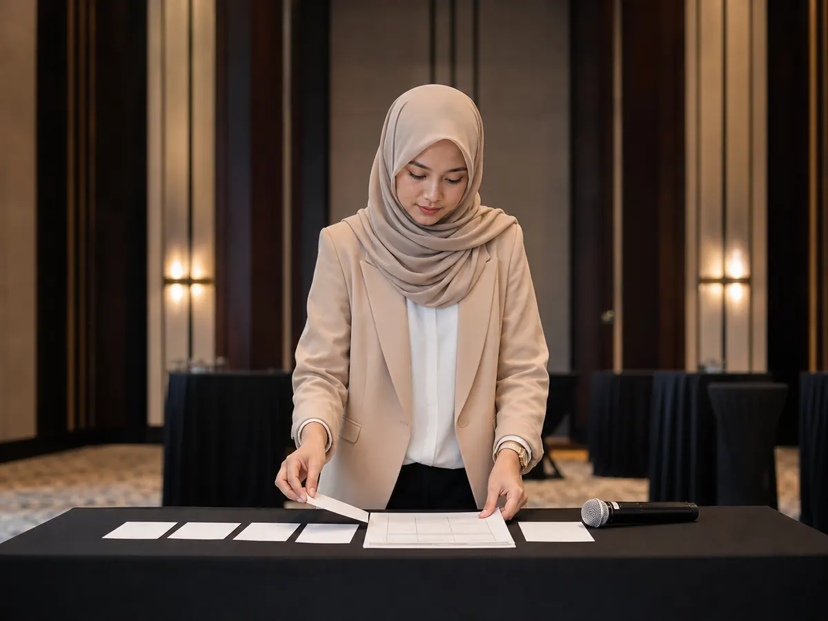 Skrip pengacara dan susunan acara Bahasa Malaysia