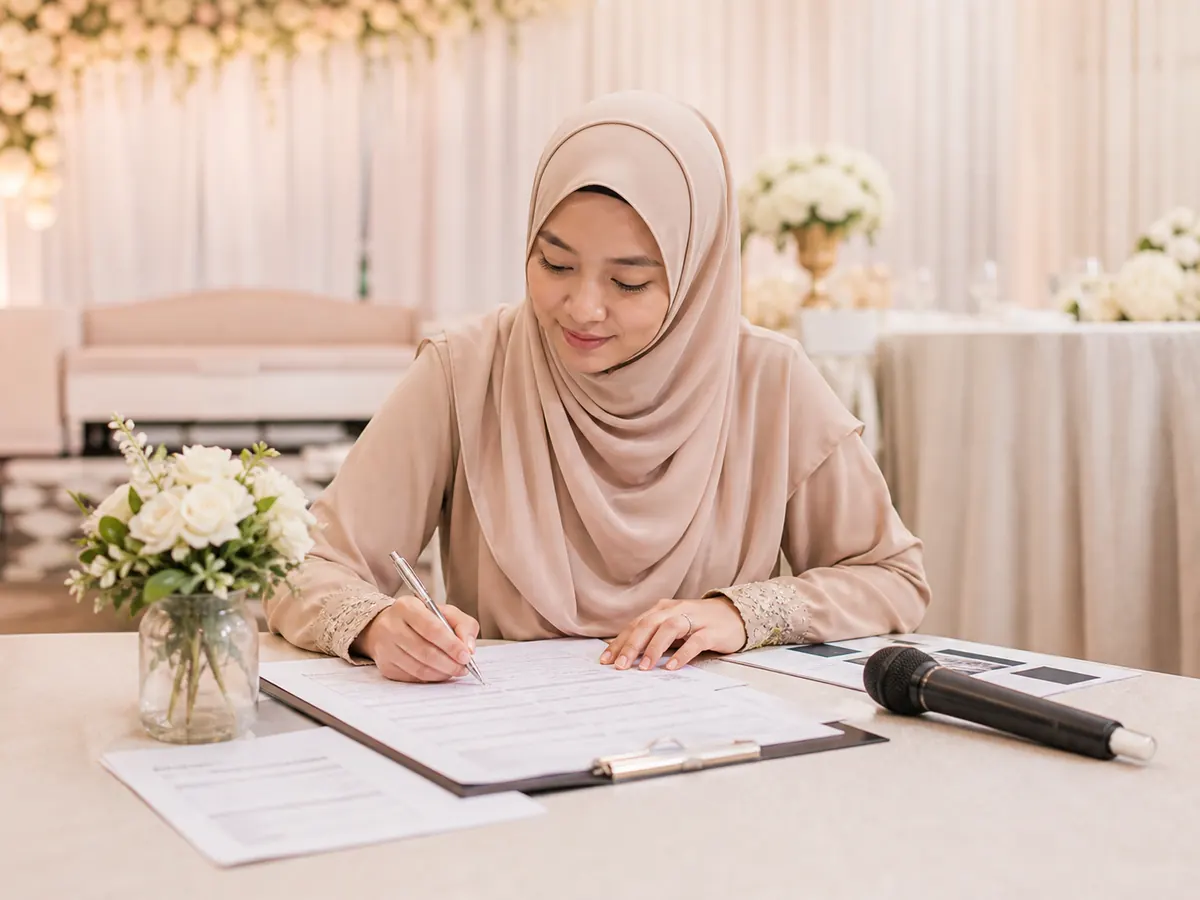 Perancangan taklimat dan susunan acara