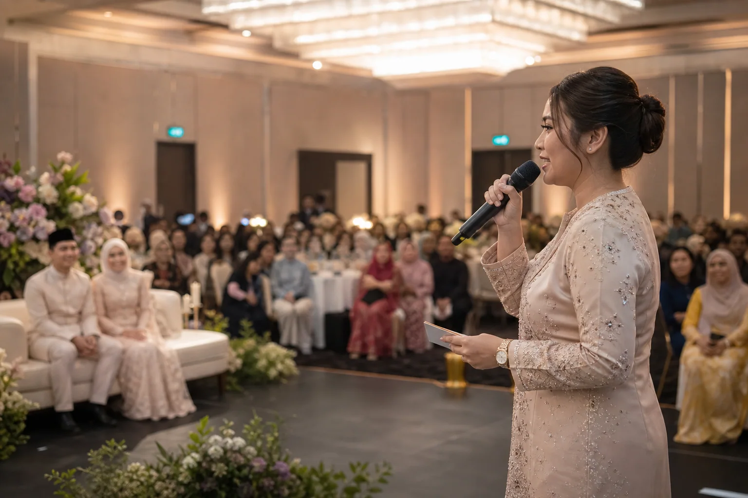 Wedding emcee